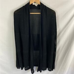 Lacoste + Malandrino Loose Open Knit Oversized Cardigan Sweater Size Small